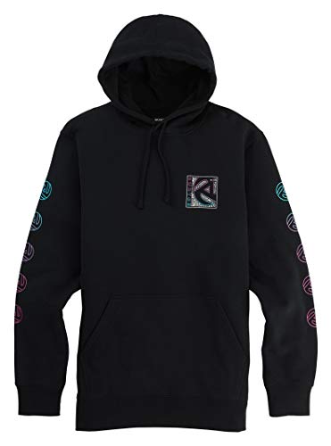 Burton Mens Airbuckle Pullover, True Black, Medium