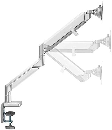 LogiLink BP0086 Aluminium Monitor Desk Mount for 17-32 Inch (LCD, LED, OLED, etc.) with Gas Lift, Flat & Curved TVs - Image 3