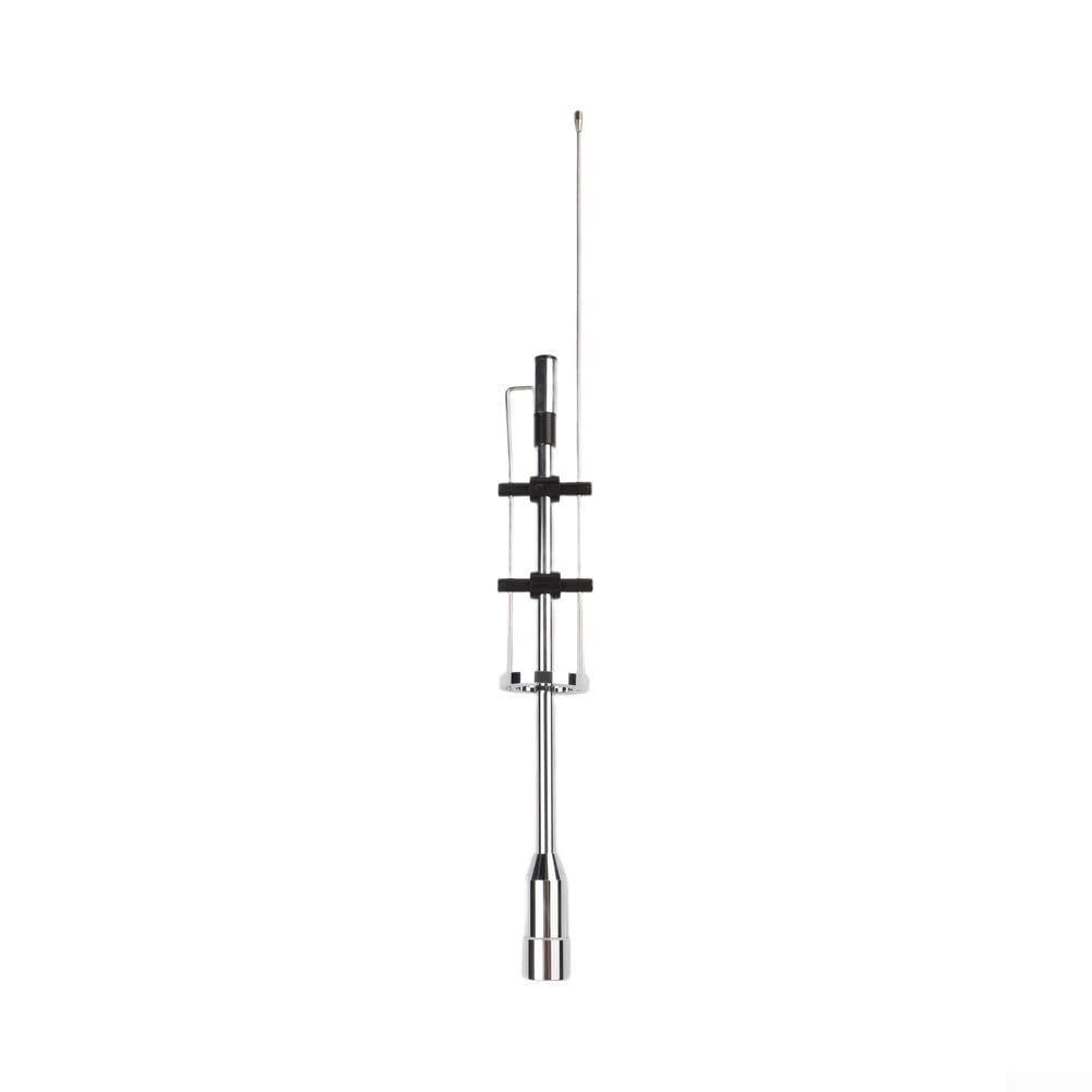 Antena VHF UHF metálica QM82 con 3,5 dBi de ganancia y capacidad de 120W para transceptores