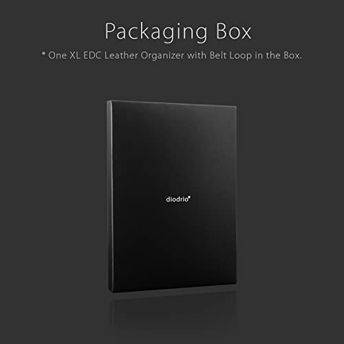 Xl Edc Leather Belt Sheath Organizer For 4.5" - 5" Folded Knives Tactical Flashlights Tools, Edc Pocket Organizer Pouch For Regular Edc Knife, Edc Leather Sheath Holster. Chestnut. #TOP6