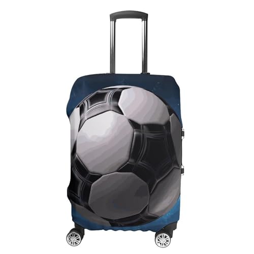 Housse de valise résistante aux rayures et lavable motif football moderne