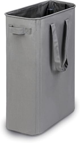 Zollyss Laundry Bag For Clothes Foldable – 48L Dirty Clothes Hamp...