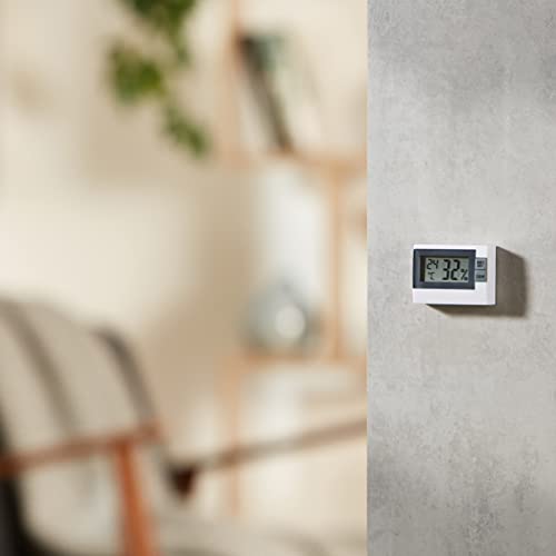 TFA Dostmann digitale thermo-hygrometer, 30.5005.02, voor controle van de temperatuur en luchtvochtigheid, weergave van de hoogste en laagste waarden, kunststof, wit, (L) 54 x (B) 16 (30) x (H) 39 mm - Afbeelding 5