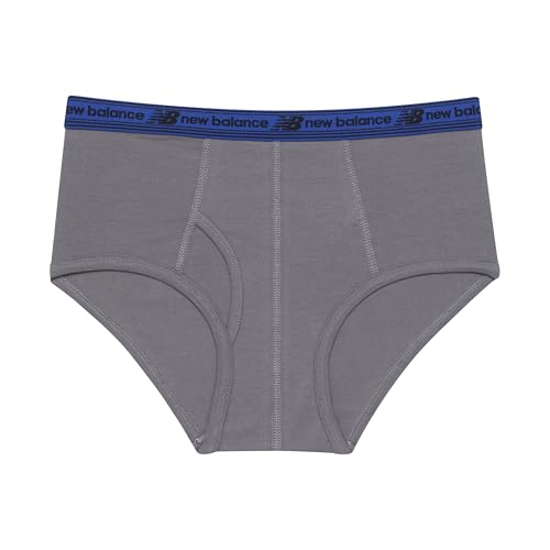 New Balance Boys' Non-Brushed Jersey Performance Wicking Cotton Brief Underwear (5 Pack)3