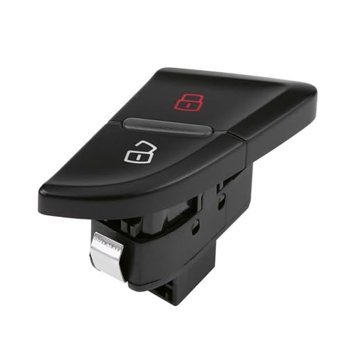Front Left Car Door Lock Switch Cental Locking Button Compatible with A4 B8 S4 Allroad A5 S5 R Black Central Switch Car Accessories