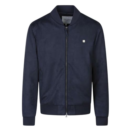 Teddy Smith - Blouson avec manches longues et col montant bleu foncé - Taille m