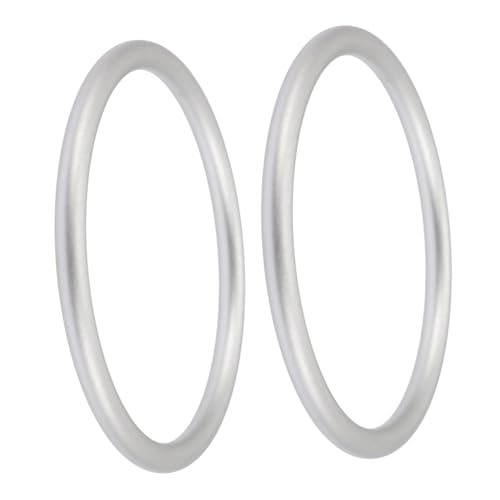 LOLIPPYY 2 piezas Anillos de Aluminio para Portabebés de Recién Nacido Duraderos y Ligeros para Uso Eslingas y Wraps Fáciles de Instalar y Transportar para Viajes y Compras al Aire