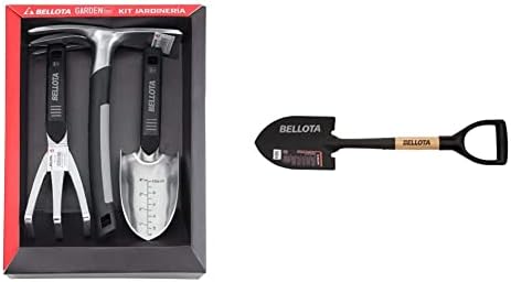 Bellota 3076 – Garden Tools: Transplanter, Cultivator and Sugarcraft Fork + 5526 – Small Shovel for Camping, Garden or Snow 150 x 210 mm Bellota 3076 – Garden Tools: Transplanter, Cultivator and Sugarcraft Fork + 5526 – Small Shovel for Camping, Garden or Snow 150 x 210 mm