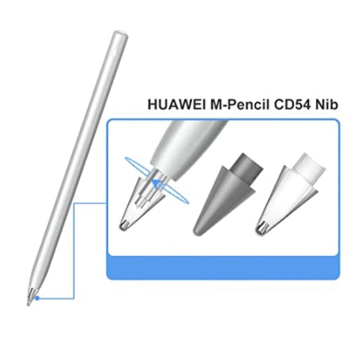 2 PCS Stylus Pen Tips Replacement for Huawei M-Pencil 2nd,for No. CD54,Touch Screen Pen Nibs for M-pencil 2 Generation CD54 (Clear)