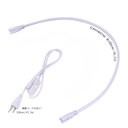 highydroLED 植物育成ライト 60W フルスペクトラム 長さ120CM 6本セット T8LED器具一体型直管蛍光灯 ZW0219 の商品画像 5