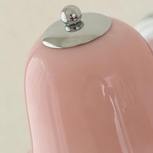 Lámpara montada en la pared de mediados de siglo con vidrio de leche soplado 5