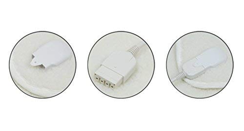 Deluxe Massage Table Warmer Heating Pad –Bed Warmer Pad Digital Timer and Digital Heat Setting-Synthetic Wool Fleece