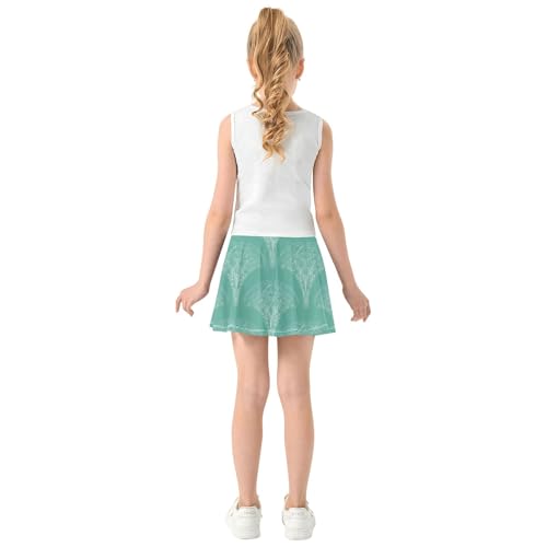 Athletic Skorts for Girls with Shorts Flowy Little Girl Skorts Youth Pleated Skirt with Pockets4