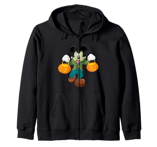 Mickey Halloween Frankenstein Hoodie à fermeture éclair Disney pour l'automne