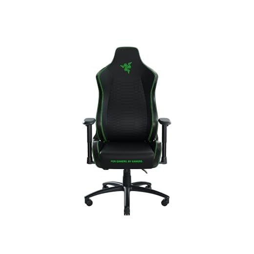 Razer Iskur X (XL) - Ergonomischer Gaming Stuhl (Schreibtischstuhl / Bürostuhl, Ergonomisches Design, Mehrlagiges Kunstleder, Polster aus hoch verdichtetem Schaumstoff) Schwarz - Grün