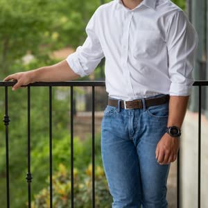 Nickel Smart Caraway Mountain Distressed Brown Belt - 44" #TOP2