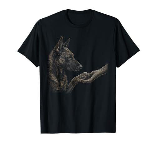 Dutch Shepherd Lover Artwork Design T-Shirt