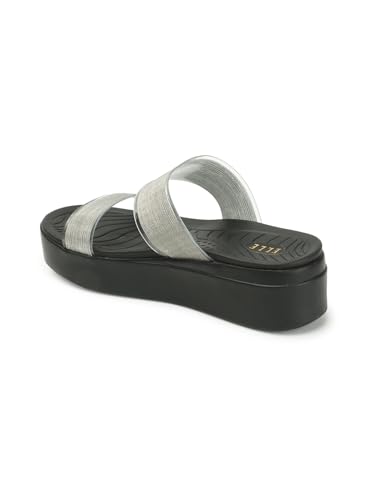 Image of Elle Women Comfortable Flat Round Toe Slip On fashion Sandal for Daily use, Office use, Casual use