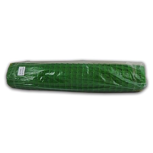 UvV Set 50 x 1m Fangzaun ohne Halter als Absperrnetz, Maschenzaun, Bauzaun Rolle Kunststoff 200g QM (Grün ohne Halter)