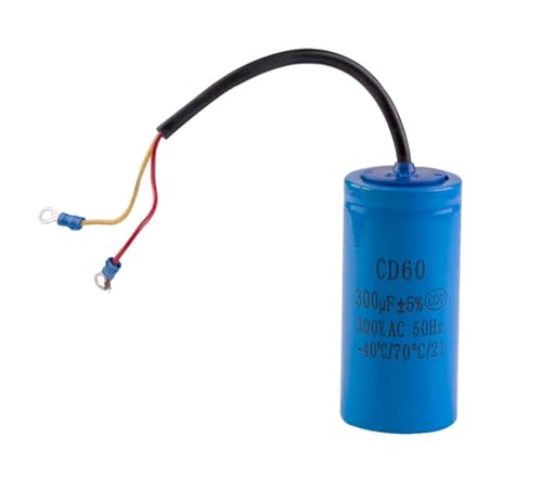 Condensador CD60 300uF 300V de alta resistencia para el arranque estable de motores pesados