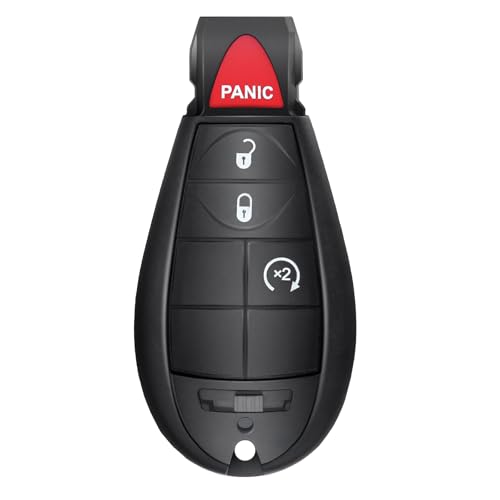 ECCPP Key Fob M3N5WY783X Compatible with Dodge Ram 1500 Keyless Entry Remote Key Fob Ignition Key 433MHz (Pack of 1)