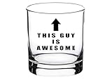 Rogue River Tactical Funny This Guy is Awesome Old Fashioned Whiskey Glass Drinking Cup Gift For Him Men Dad Grandpa