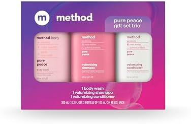 Amazon.com : Method Body Wash and Hair Care Gift Set, Pure Peace, 3.4 ...