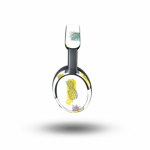 Image of MightySkins Skin Compatible with Bose QuietComfort Ultra - Funky Pineapples | Protective, Durable, and Unique Vinyl Decal wrap Cover | Easy to Apply, Remove, and Change Style