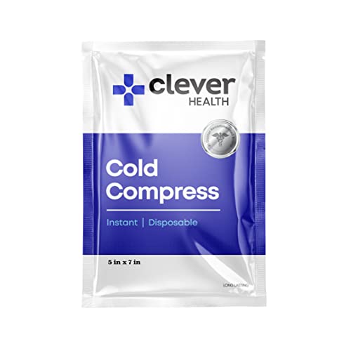Instant Cold Pack Disposable Ice Packs 5x7 Inches, 24 Pack. Away