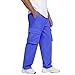 Mens Wide Leg Sweatpants Wide Leg Cargo Comfy Mens Casual Pants High Rise Elastic Running Classic Fit Men's Sweatpants Tall Stretch Fashion Trousers with Pockets Royal Blue XXXL
