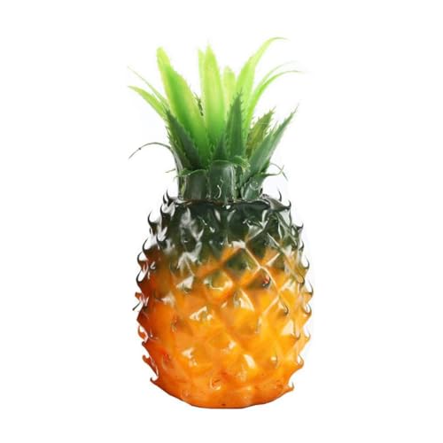 BUUEERR Realistic Fake Pineapple Fruit for Photography, Party, Home, Kitchen Cabinet Tabletop Decoration