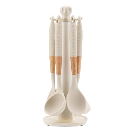 Utensilios de silicona resistentes al calor de 7 piezas para cocinar y hornear sin rayar 2