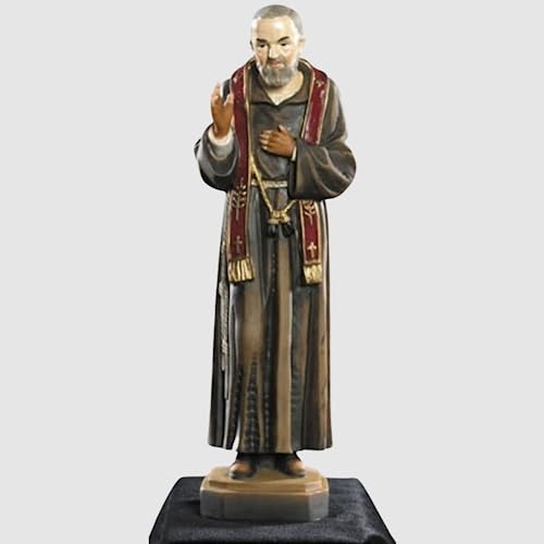 Estatua de St Padre Pio 8 pulgadas miniatura 3
