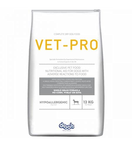 Vet-Pro Hypoallergenic Dry Adult Dog Food 12Kg For Dogs With Adverse Reactions To Food, Chicken Flavor, 1 Count (B0979BJFHQ) Amazon Price History, Amazon Price Tracker
