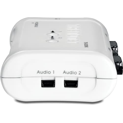 Kvm trendnet conmutador 2 puertos usb teclado+