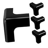 Toddmomy 4 piezas de Esquinas para Muebles Almohadillas de PVC Suave Anticolisión para Mesas Armarios y Protector de Bordes Seguro para Bebés Hogar y Oficina