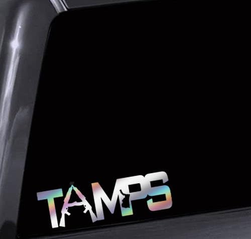 Miniatura 2 de TAMPS Oil Slick Holographic Mexico Flag Estados Emblema Decal for Car Truck SUV Window USA Stickers Mexico Tamaulipas (18")