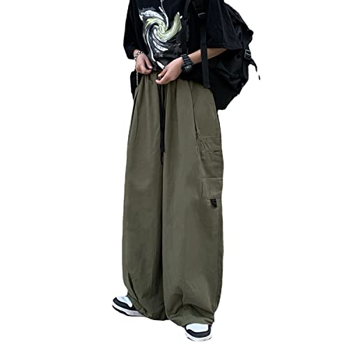 Weierpidan Gothic Harajuku Cargo Pants Y2K Women Wide Leg Joggers