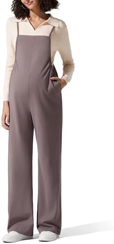 G4Free Maternity Jumpsuits Adjustable Strap Overalls Pregnancy Wi...