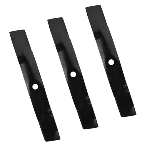 48 Deck Replacement Lawn Mower High Lift Blades for M145476 M127500 M127673 UC22009 - Compatible with John Deere GX255 GX325 X300 X304 X320 Lawn Mower - 3 Pack