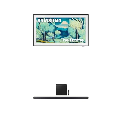 Image of Samsung 65-Inch Class The Frame LS03F 4K QLED Smart TV (2025 Model) + SAMSUNG S800D 3.1.2ch Soundbar w /Wireless Dolby Atmos Audio, Ultra Slim Design, Q-Symphony, HW-S800D /ZA