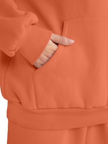 Image of AUTOMET Womens 2 Piece Lounge Sweatsuit Fall Fashion Matching Sweat Sets | Oversized Fall Hoodies & Baggy Jogger Sweatpants Fashion 2026 Outfits