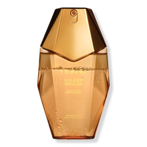 Orebella GOLDEN BRULEE Body & Hair Perfume Mist - Alcohol-Free Essential Oil Fragrance - 4.1 oz