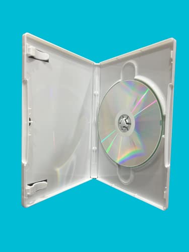 Fundas para DVD, Blu Ray, CD y Wii Dragon Trading blancas en pack de 10 unidades para guardar discos 5
