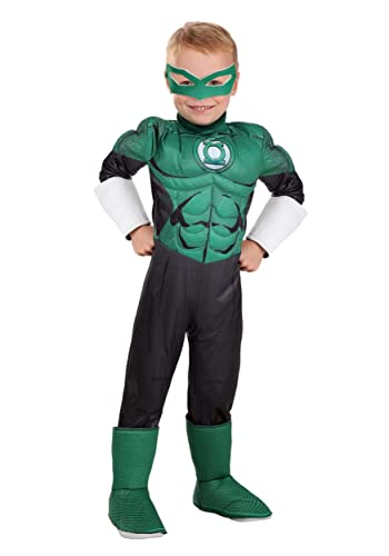 Disfraz Deluxe Linterna Verde para niño pequeño miniatura 1