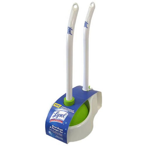 Lysol Toilet Bowl Brush with Plunger and Caddy Amazon.in Home & Kitchen