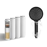 Filtres de Remplacement Compatible avec Pommeaux de Douche Cobbe: Éliminent le Chlore & le...