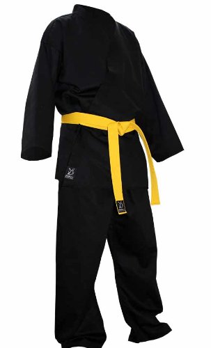 Y-DOUBLE Y - Kimono de Karate, Color Negro
