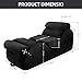 STSERT ZONE XL Chaise Lounge Chair for Yoga, Chaise Lounge with Headrest, Waist Pad, Foot Pad, Washable Cover Side Pockets Non-Slip Bottom, Yoga Chair for Relaxation Stretching (Black, X-Large)