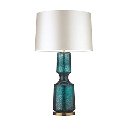 Lampe de bureau en verre irrégulier avec design bulles et lumière douce de table de chevet chambre